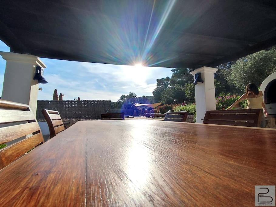 Casa Can Lluc Con Piscina, Jardin Y Vista Al Campo Sant Miquel de Balansat Eksteriør bilde