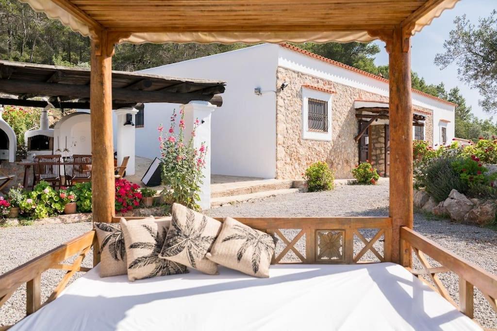 Casa Can Lluc Con Piscina, Jardin Y Vista Al Campo Sant Miquel de Balansat Eksteriør bilde