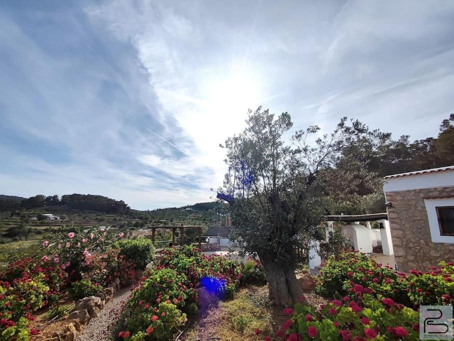 Casa Can Lluc Con Piscina, Jardin Y Vista Al Campo Sant Miquel de Balansat Eksteriør bilde