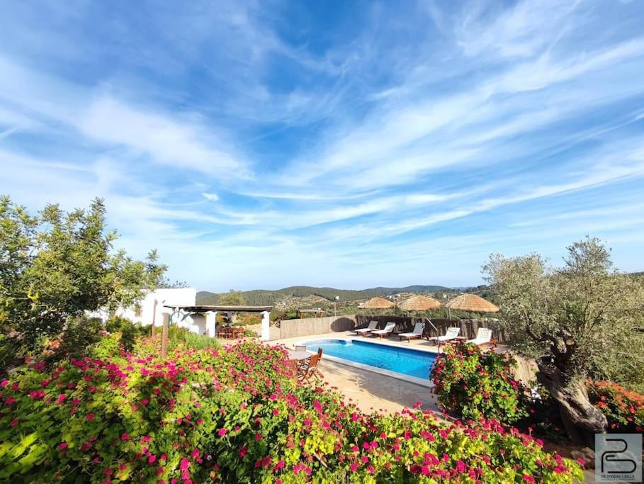 Casa Can Lluc Con Piscina, Jardin Y Vista Al Campo Sant Miquel de Balansat Eksteriør bilde