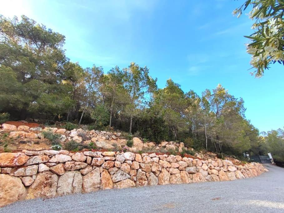 Casa Can Lluc Con Piscina, Jardin Y Vista Al Campo Sant Miquel de Balansat Eksteriør bilde