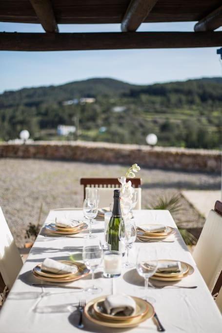 Casa Can Lluc Con Piscina, Jardin Y Vista Al Campo Sant Miquel de Balansat Eksteriør bilde