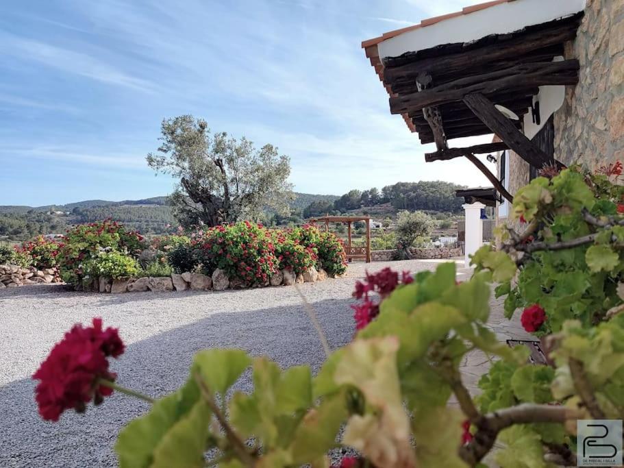 Casa Can Lluc Con Piscina, Jardin Y Vista Al Campo Sant Miquel de Balansat Eksteriør bilde