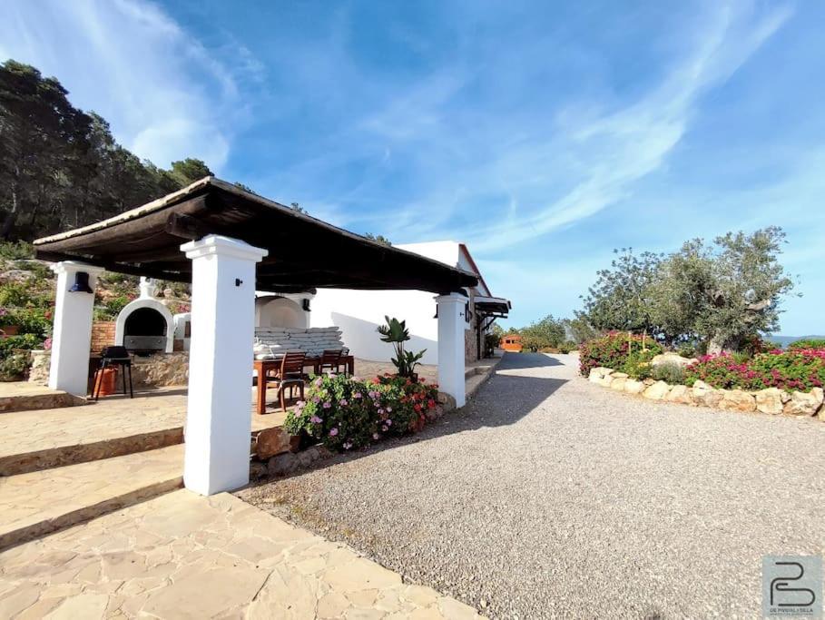 Casa Can Lluc Con Piscina, Jardin Y Vista Al Campo Sant Miquel de Balansat Eksteriør bilde