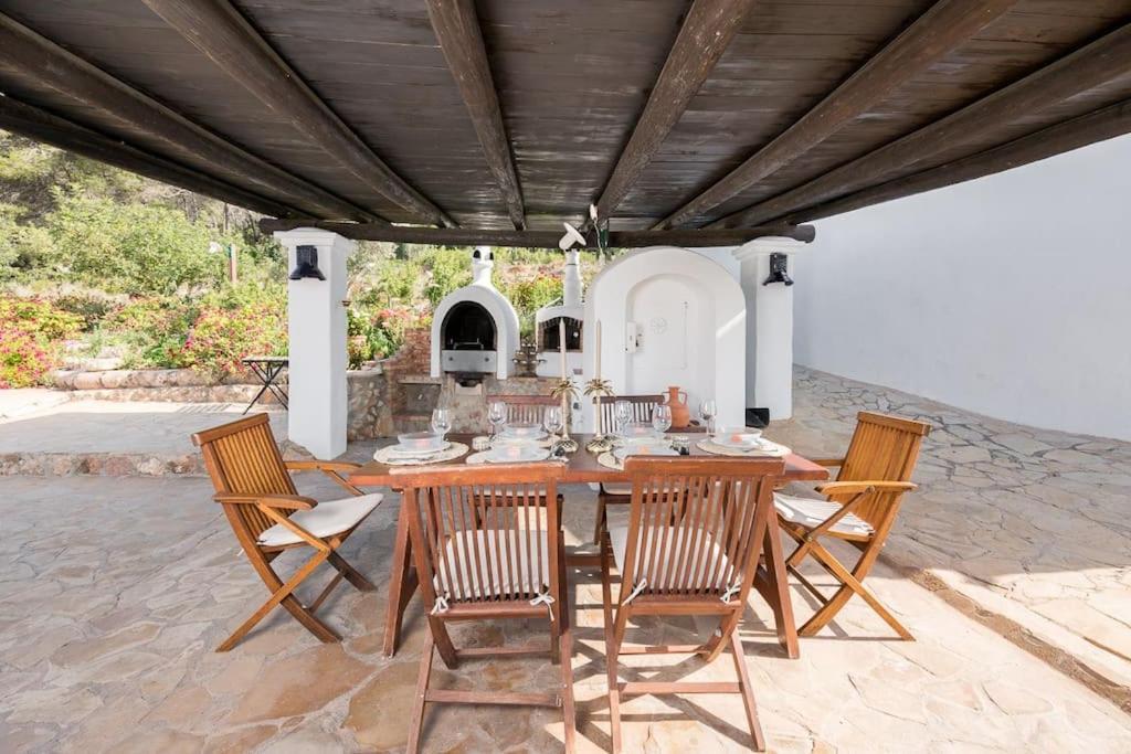 Casa Can Lluc Con Piscina, Jardin Y Vista Al Campo Sant Miquel de Balansat Eksteriør bilde