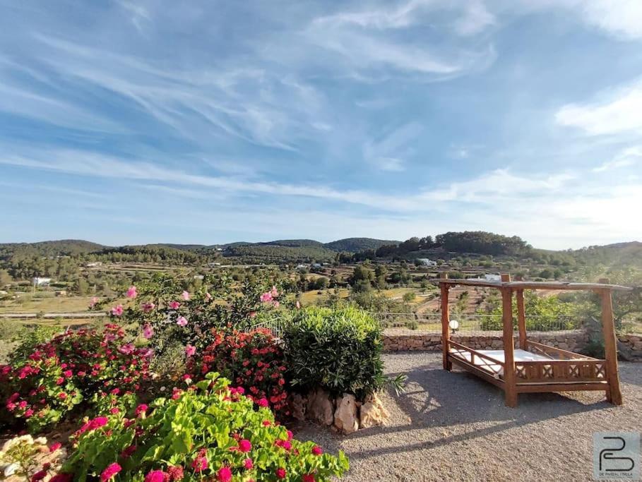Casa Can Lluc Con Piscina, Jardin Y Vista Al Campo Sant Miquel de Balansat Eksteriør bilde