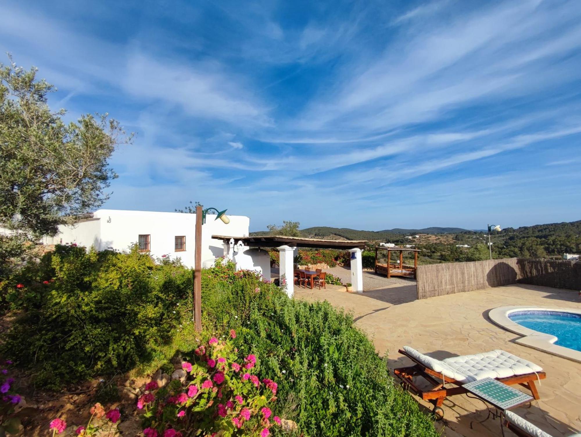 Casa Can Lluc Con Piscina, Jardin Y Vista Al Campo Sant Miquel de Balansat Eksteriør bilde