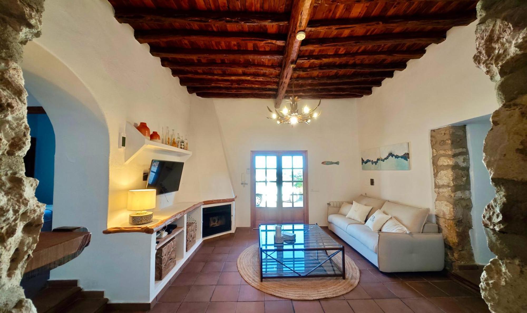 Casa Can Lluc Con Piscina, Jardin Y Vista Al Campo Sant Miquel de Balansat Eksteriør bilde