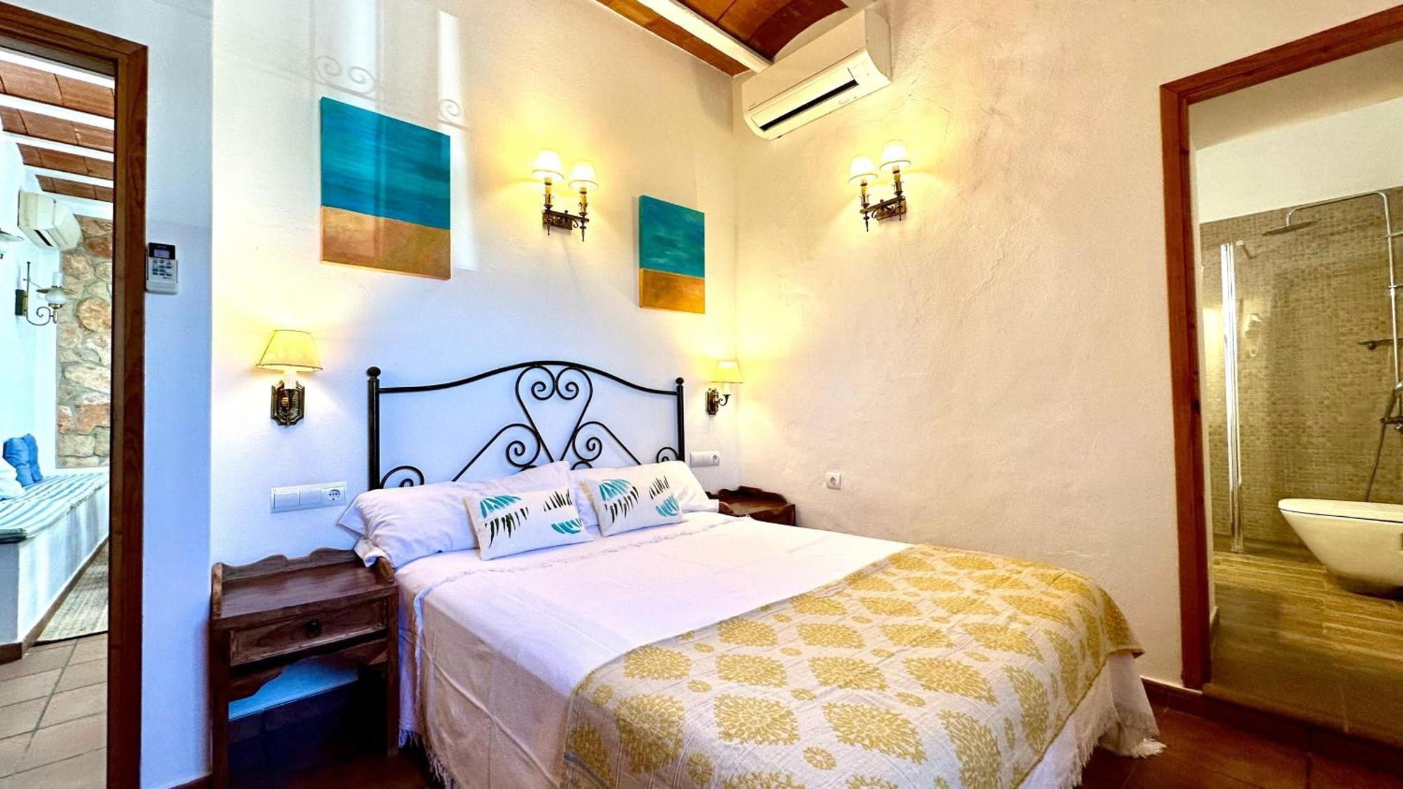 Casa Can Lluc Con Piscina, Jardin Y Vista Al Campo Sant Miquel de Balansat Eksteriør bilde