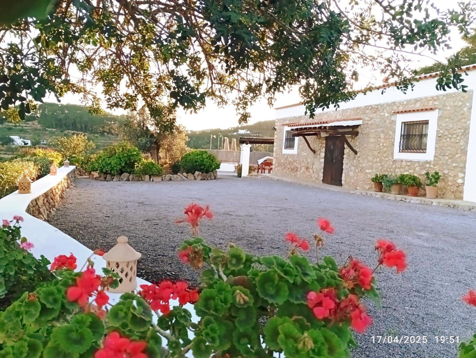Casa Can Lluc Con Piscina, Jardin Y Vista Al Campo Sant Miquel de Balansat Eksteriør bilde